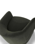 Odyssey armchair in forest green