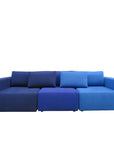 Vito 3 piece modular sofa in ashcroft ombre