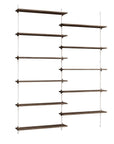 Moebe Wall, Tall Shelving System-Walnut