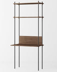 Moebe Shelving System Walnut - Desk