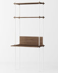 Moebe Shelving System Walnut - Desk