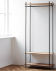 Moebe Shelving System Oak - Wardrobe B