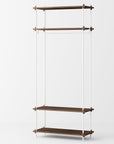 Moebe Shelving System Walnut - Wardrobe