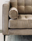 Monterey armchair in cleo truffle