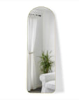 Hubba Arched Leaning Mirror - Brass