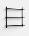 Moebe 3 Shelf System - Black