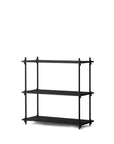 moebe shelving system low black
