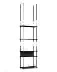 Moebe Shelving System - Tall Black expanded