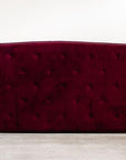 Superking Headboard in plush beetroot