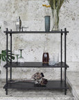 moebe shelving system low black