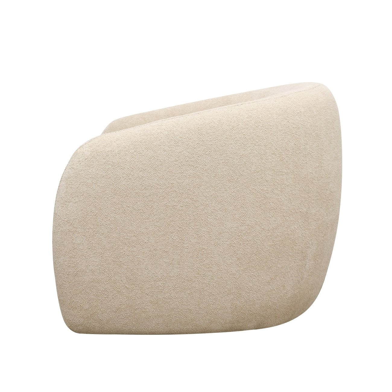 Max swivel armchair in natural
