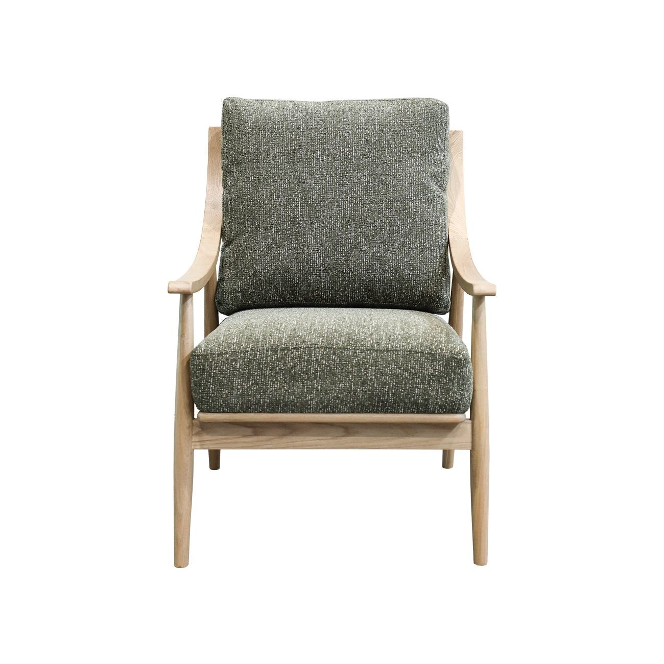 Grace armchair in olive|
