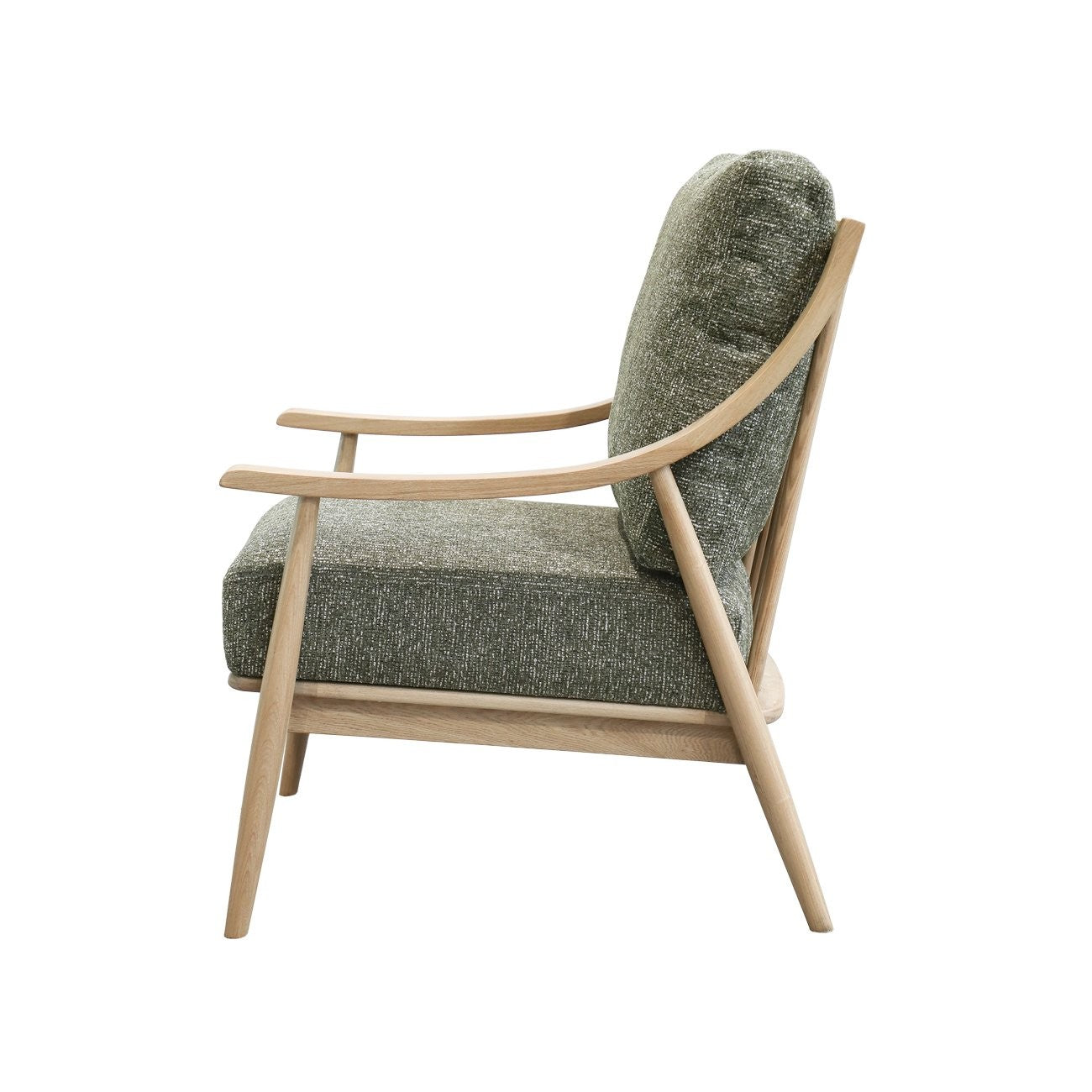 Grace armchair in olive|