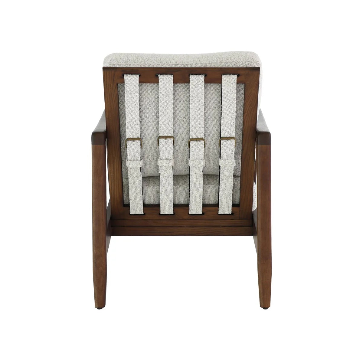 Yukon armchair in pUmice &amp; walnut 