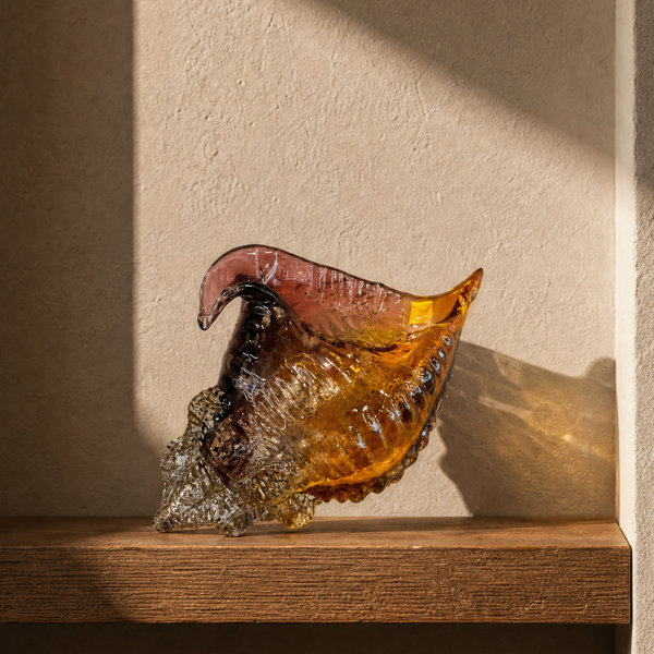 Glass Conch Shell