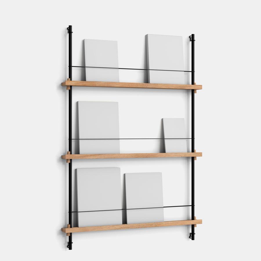 Moebe Magazine 3 Shelf System - Oak A