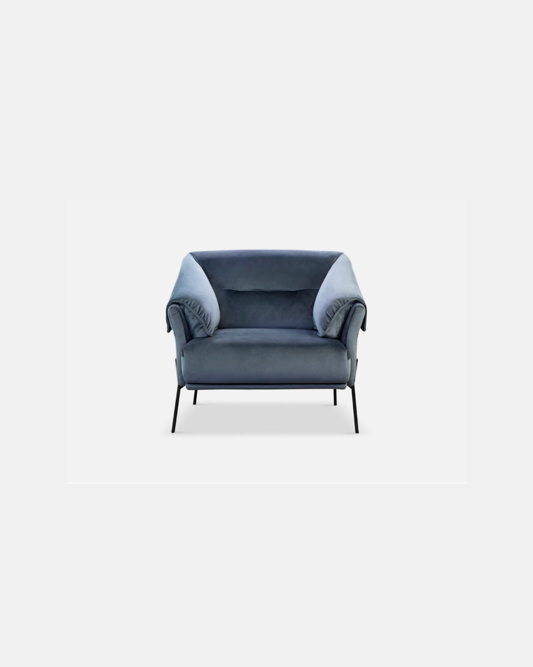 Hendricks Modular curved sofa in ankara terracotta