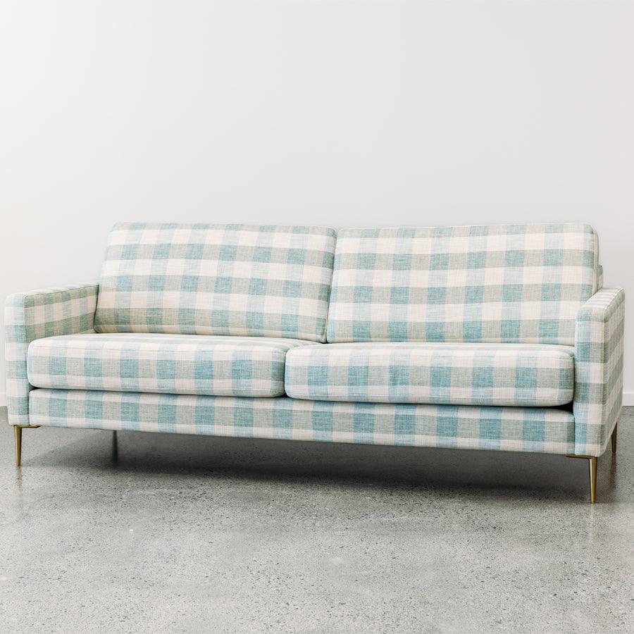 Chanel sofa in arlington duckegg