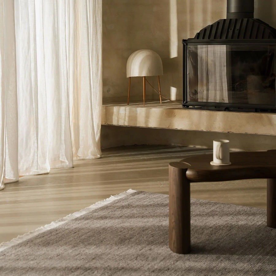 Anton wool rug ash