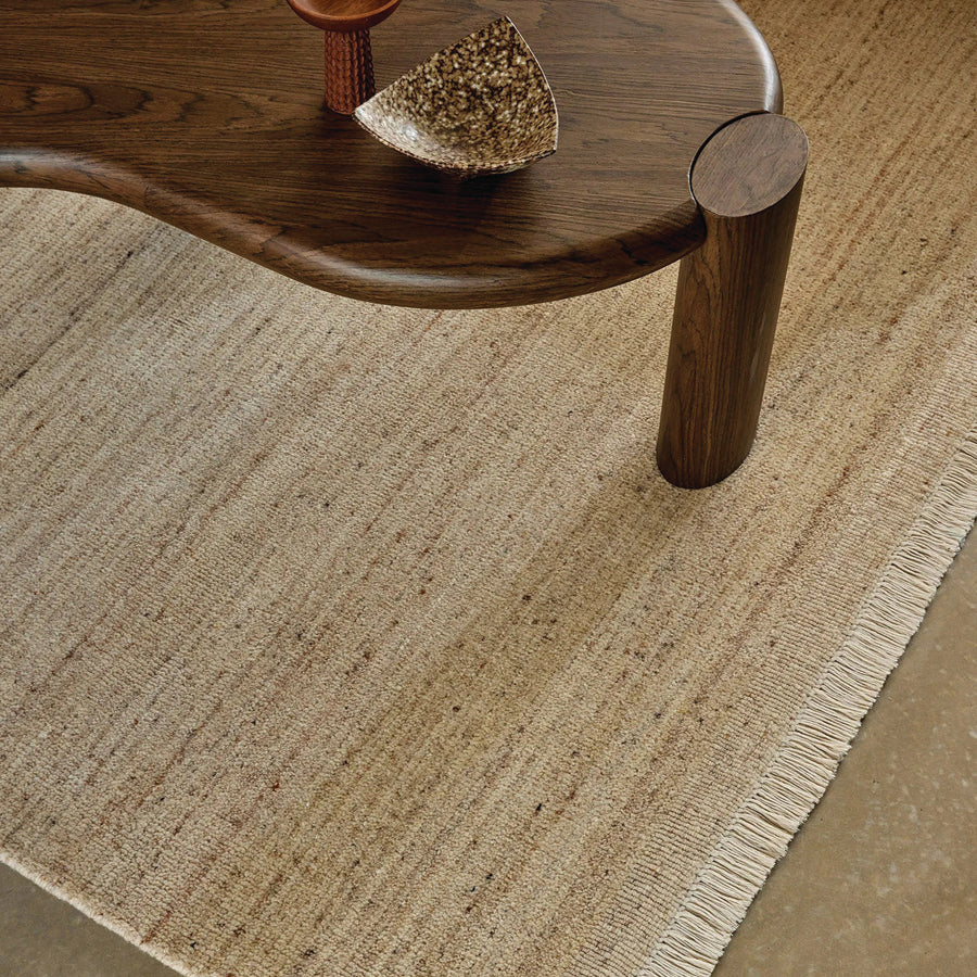 Anton wool rug sand