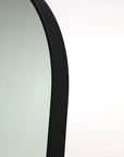 Arch freestanding mirror in black