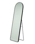 Arch freestanding mirror in black
