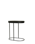 Arlo side table in black & army green