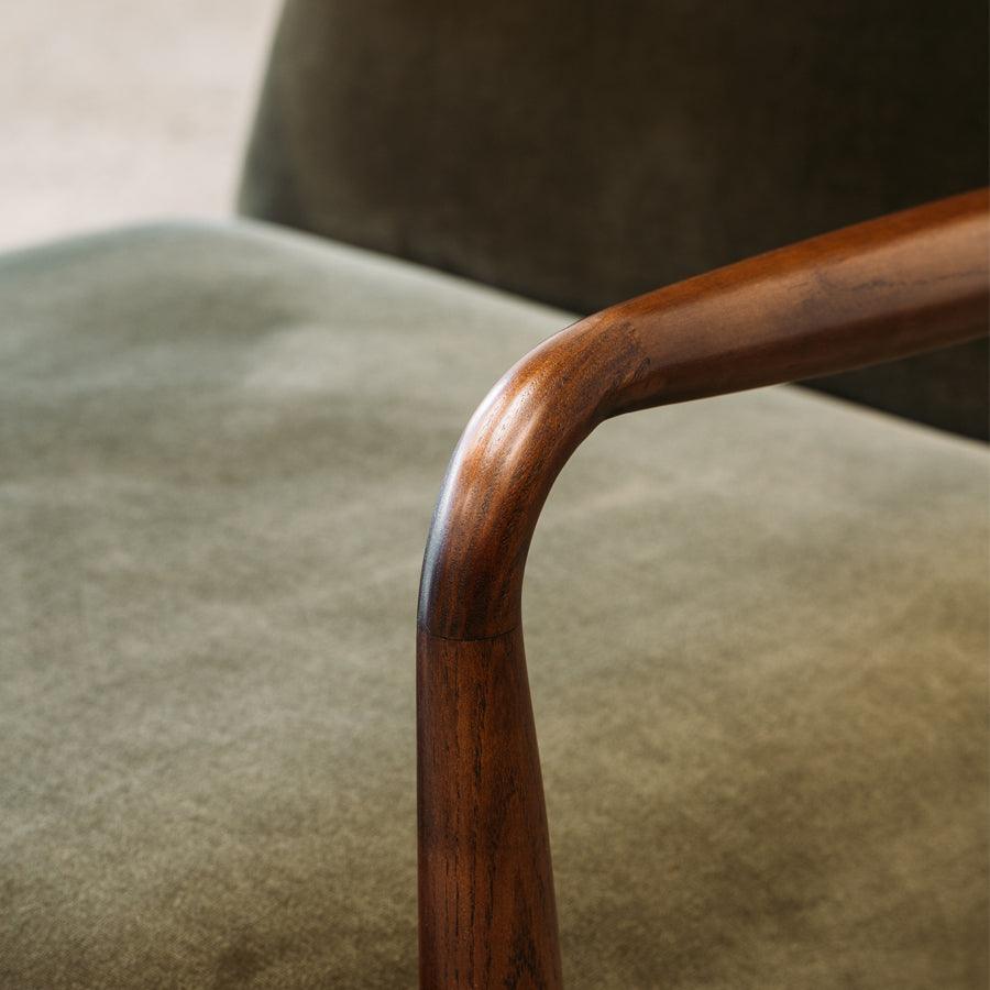 Aston Armchair - Cypress Cotton Velvet