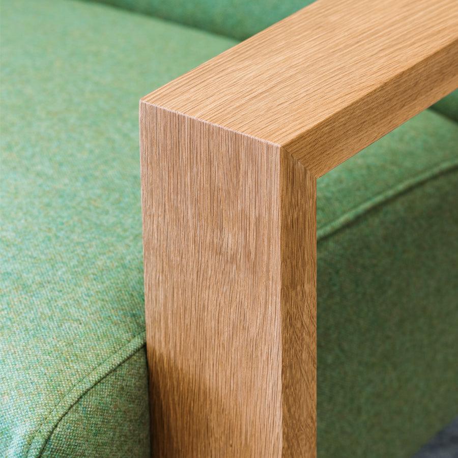 Mogambo armchair in octavius wasabi
