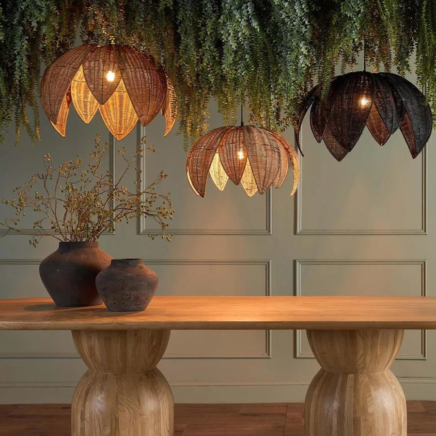 Bali natural rattan pendant