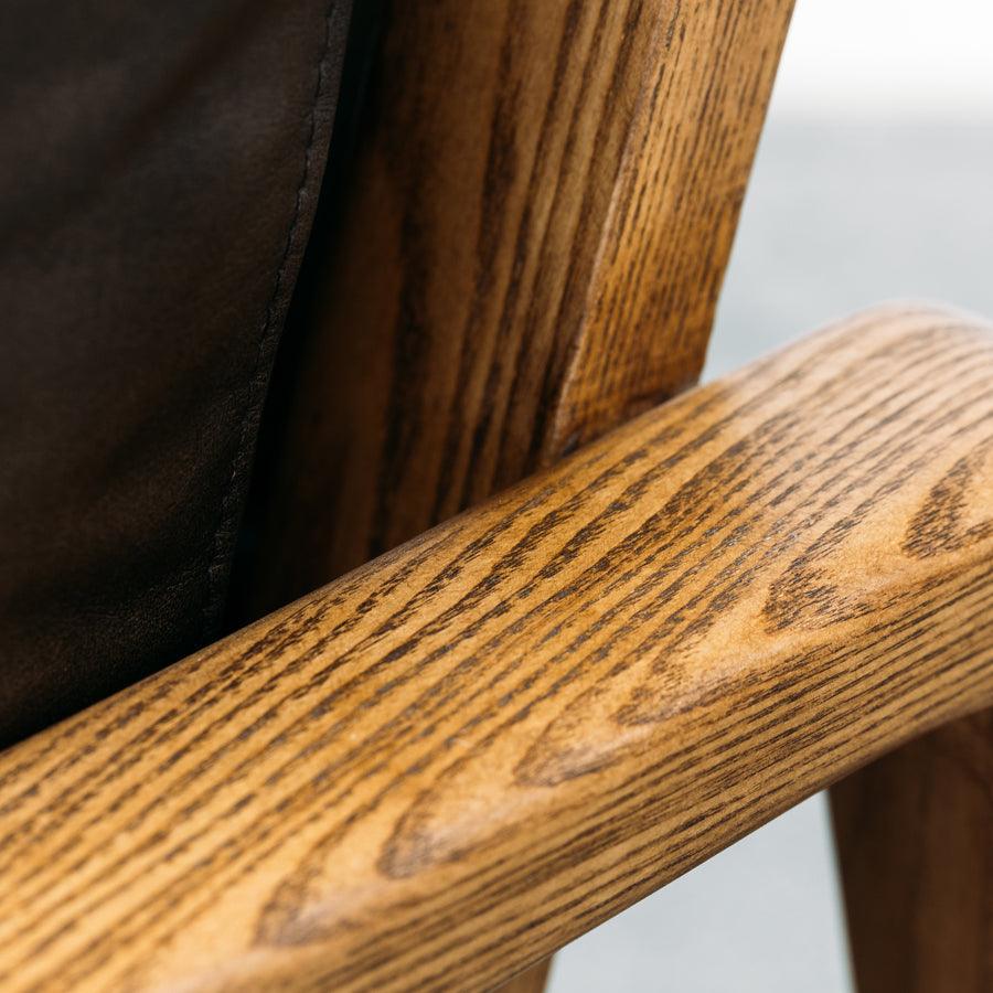 Yukon Leather Armchair - brown