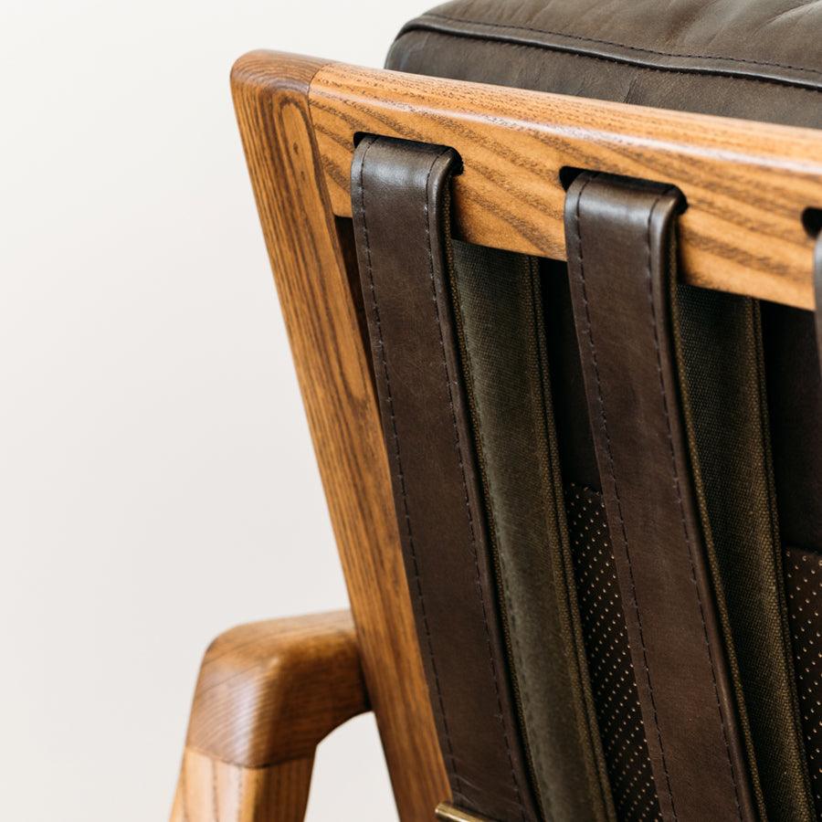 Yukon Leather Armchair - brown