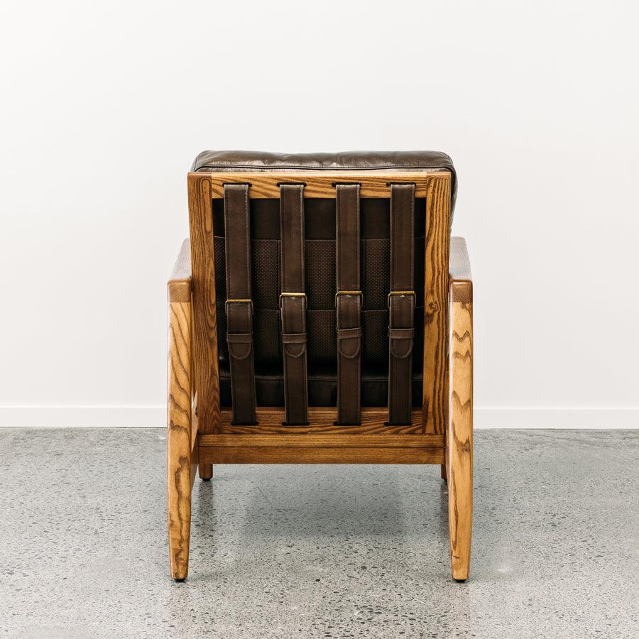Yukon Leather Armchair - brown