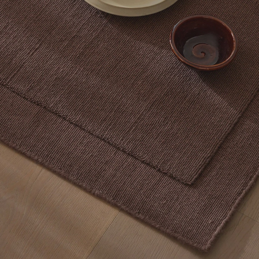 Cassio NZ wool rug | Mulberry
