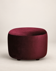 Estelle ottoman | Plum