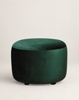 Estelle ottoman | Deep sea green