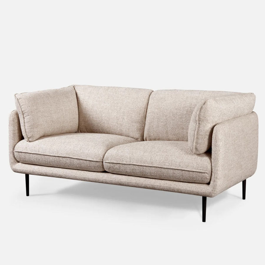 Clara sofa in beige fabric 