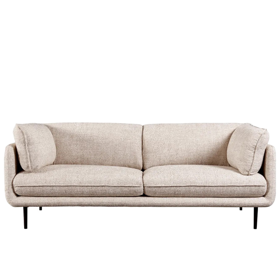 Clara sofa in beige fabric