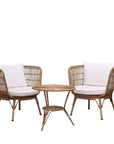 Clifton outdoor 3 piece setting in natural