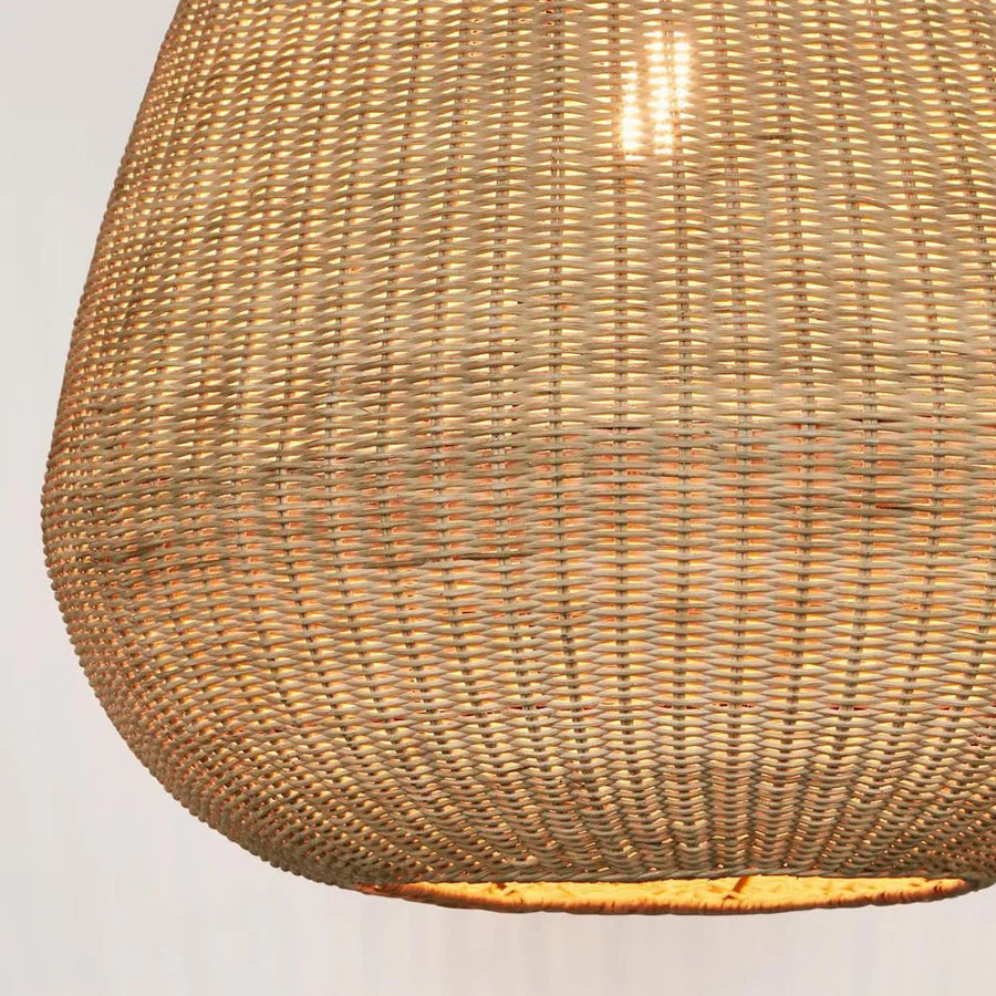Coco natural rattan pendant