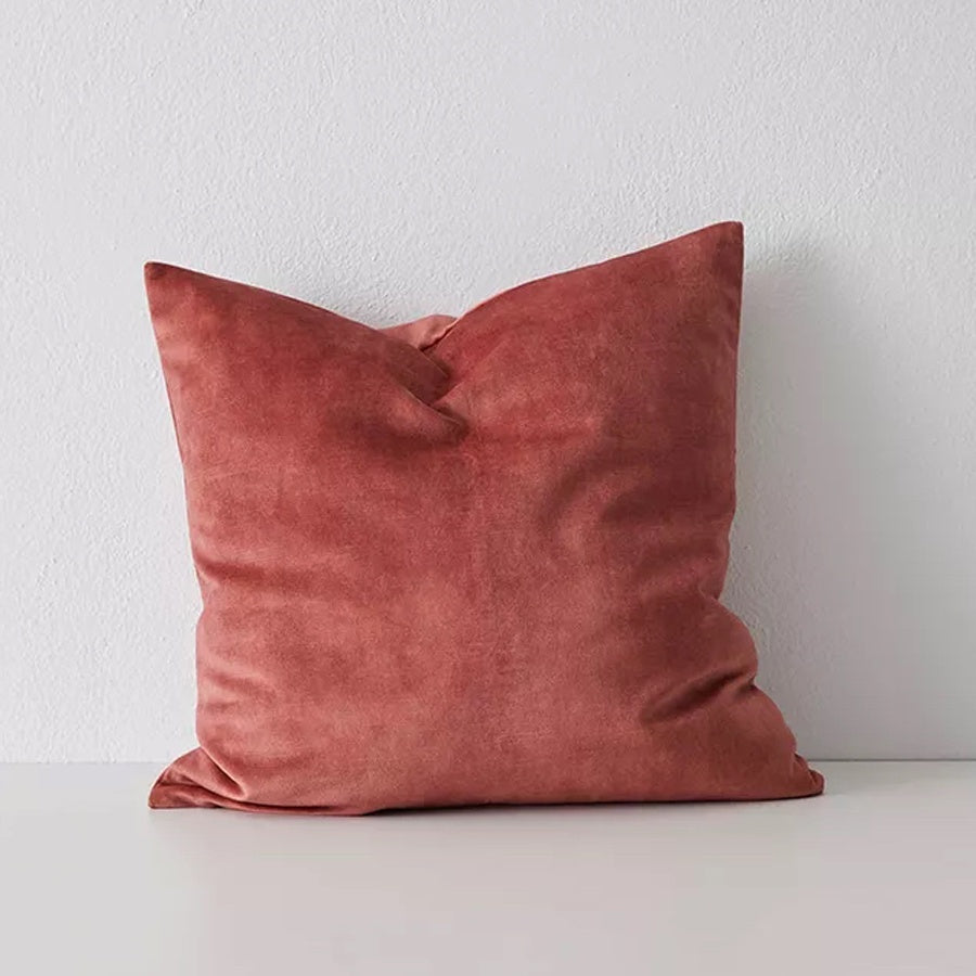 Ava cushion in coral