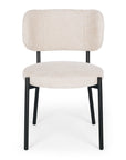 Curl dining chair in oyster