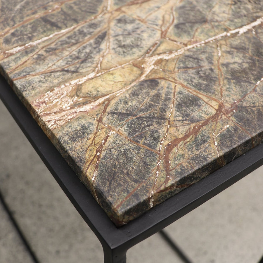 Dion marble console table Forest floor