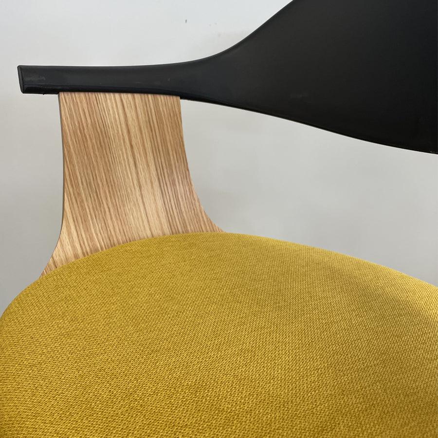 Moss dining chair in mustard