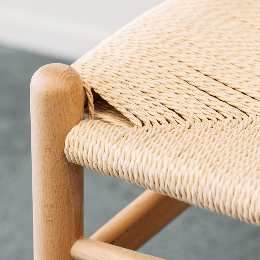 Wishbone Barstool - Beech