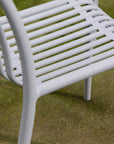 Jasper outdoor dining chair in grey
