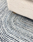 Igralis rug in ivory and blue