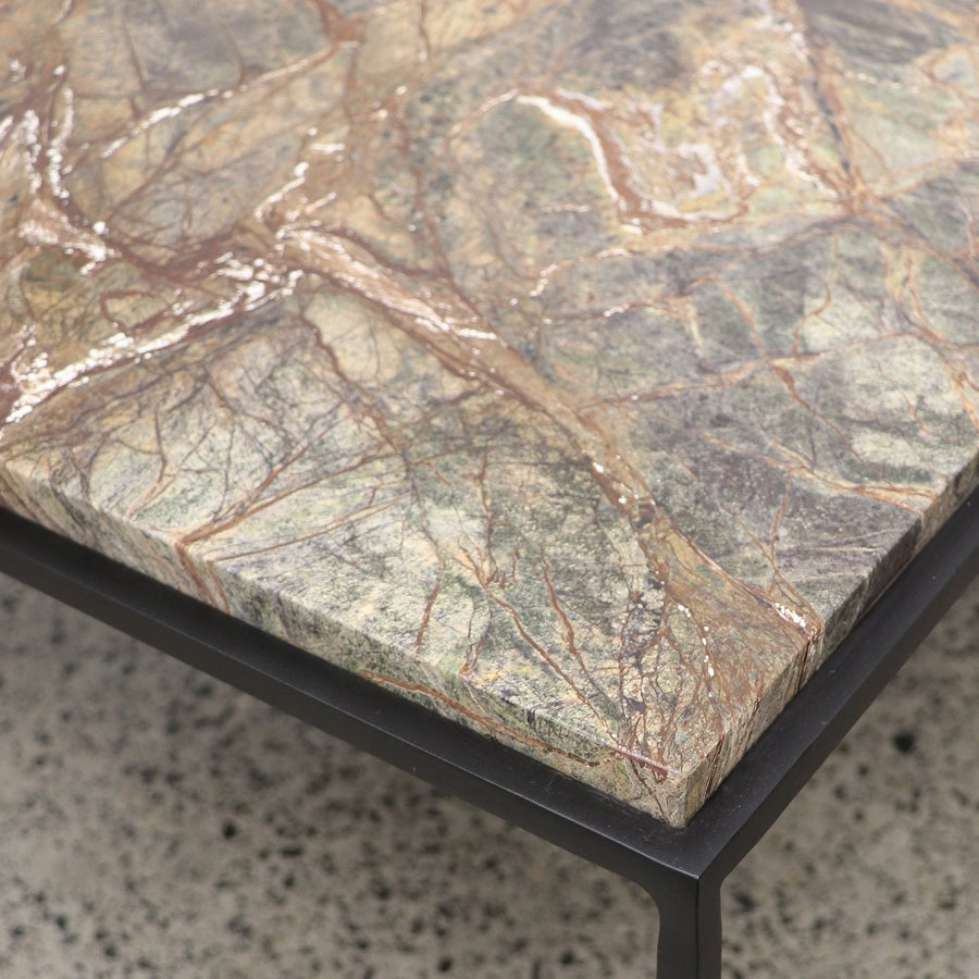 Dion marble coffee table forest floor