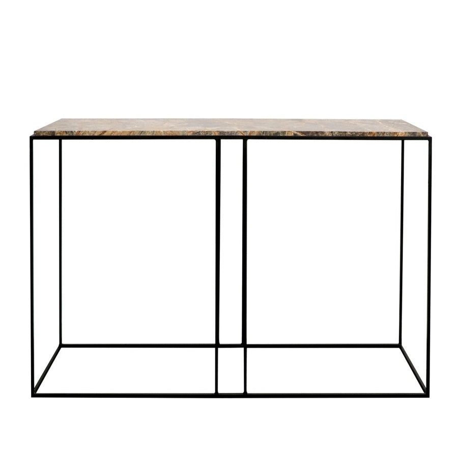 Dion marble console table Forest floor