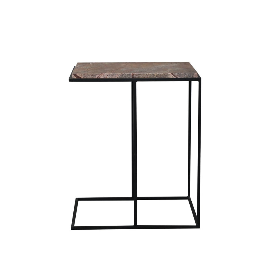 Dion marble side table